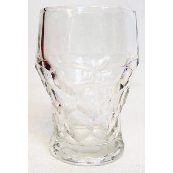 7 Viking Drinking Glass Tumbler Goblet Honeycomb Ruby Red lite Blue Clear Cobalt - Picture 10 of 16